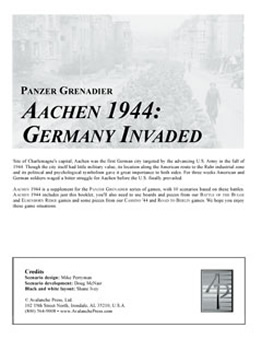 Aachen 1944 boxcover