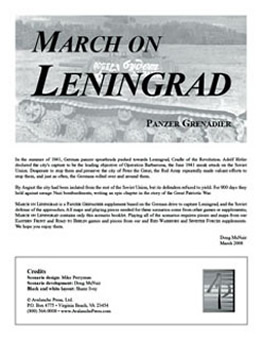 March on Leningrad boxcover