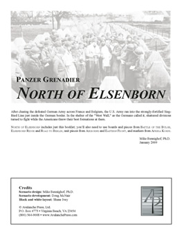 North of Elsenborn boxcover