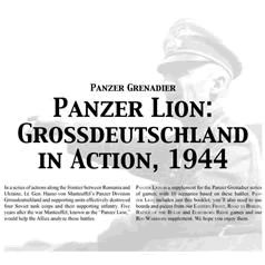 Panzer Grenadier Headquarters Library