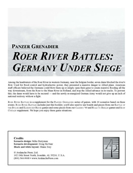 Roer River Battles boxcover