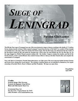 Siege of Leningrad boxcover