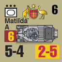 Panzer Grenadier Headquarters Library Unit: Australia Army Matilda II for Panzer Grenadier game series