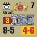 Panzer Grenadier Headquarters Library Unit: Australia Army Grant for Panzer Grenadier game series