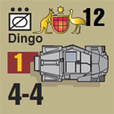 Panzer Grenadier Headquarters Library Unit: Australia Army Dingo for Panzer Grenadier game series