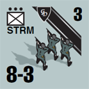 Panzer Grenadier Headquarters Library Unit: Germany Grossdeutschland Division STRM for Panzer Grenadier game series