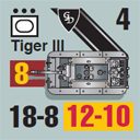 Panzer Grenadier Headquarters Library Unit: Germany Grossdeutschland Division Tiger III for Panzer Grenadier game series