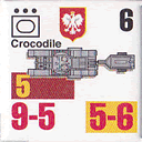 Panzer Grenadier Headquarters Library Unit: Poland Wojska Lądowe Crocodile for Panzer Grenadier game series