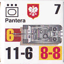 Panzer Grenadier Headquarters Library Unit: Poland Wojska Lądowe Pantera for Panzer Grenadier game series