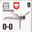 Panzer Grenadier Headquarters Library Unit: Poland Wojska Lądowe Hoverfly for Panzer Grenadier game series