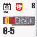 Panzer Grenadier Headquarters Library Unit: Poland Wojska Lądowe M3 for Panzer Grenadier game series