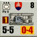 Panzer Grenadier Headquarters Library Unit: Slovak Republic Slovenská Armáda Pz II for Panzer Grenadier game series