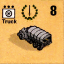 Panzer Grenadier Headquarters Library Unit: Netherlands East Indies Army Truck for Panzer Grenadier game series