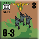Panzer Grenadier Headquarters Library Unit: Germany Schutzstaffel SCH for Panzer Grenadier game series