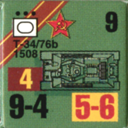 Panzer Grenadier Headquarters Library Unit: Soviet Union Guards T-34b for Panzer Grenadier game series
