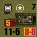 Panzer Grenadier Headquarters Library Unit: United States Army M26 for Panzer Grenadier game series