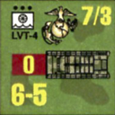 Panzer Grenadier Headquarters Library Unit: United States Marine Corps LVT 4 for Panzer Grenadier game series