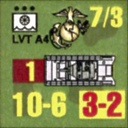 Panzer Grenadier Headquarters Library Unit: United States Marine Corps LVT A4 for Panzer Grenadier game series