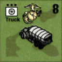 Panzer Grenadier Headquarters Library Unit: United States Marine Corps Truck for Panzer Grenadier game series