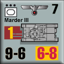 Panzer Grenadier Headquarters Library Unit: Germany Heer Marder III for Panzer Grenadier game series