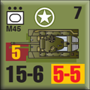 Panzer Grenadier Headquarters Library Unit: United States Army M45 for Panzer Grenadier game series