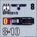 Panzer Grenadier Headquarters Library Unit: Germany Heer SPW-251/2 for Panzer Grenadier game series