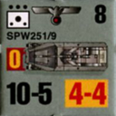 Panzer Grenadier Headquarters Library Unit: Germany Heer SPW-251/9 for Panzer Grenadier game series