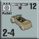 Panzer Grenadier Headquarters Library Unit: Germany Heer Kubel for Panzer Grenadier game series