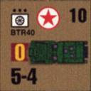 Panzer Grenadier Headquarters Library Unit: North Korea Chosŏn inmin'gun BTR40 for Panzer Grenadier game series