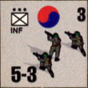 Panzer Grenadier Headquarters Library Unit: South Korea Daehanminguk Yukgun INF for Panzer Grenadier game series