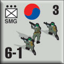 Panzer Grenadier Headquarters Library Unit: South Korea Daehanminguk Yukgun SMG for Panzer Grenadier game series