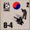 Panzer Grenadier Headquarters Library Unit: South Korea Daehanminguk Yukgun HMG for Panzer Grenadier game series