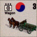 Panzer Grenadier Headquarters Library Unit: South Korea Daehanminguk Yukgun Wagon for Panzer Grenadier game series