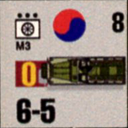 Panzer Grenadier Headquarters Library Unit: South Korea Daehanminguk Yukgun M3 for Panzer Grenadier game series