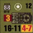 Panzer Grenadier Headquarters Library Unit: United States Army M19 for Panzer Grenadier game series
