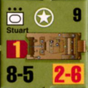 Panzer Grenadier Headquarters Library Unit: United States Army Stuart for Panzer Grenadier game series