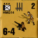 Panzer Grenadier Headquarters Library Unit: Italy Regio Esercito HMG14 for Panzer Grenadier game series