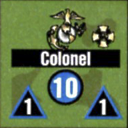 Panzer Grenadier Headquarters Library Unit: United States Marine Corps Colonel for Panzer Grenadier game series