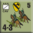 Panzer Grenadier Headquarters Library Unit: United States Army Cav for Panzer Grenadier game series