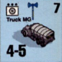 Panzer Grenadier Headquarters Library Unit: France Armée de Terre Truck MG for Panzer Grenadier game series