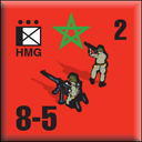 Panzer Grenadier Headquarters Library Unit: France Moroccan Ground Forces HMG for Panzer Grenadier game series