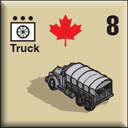 Panzer Grenadier Headquarters Library Unit: Canada Army Truck for Panzer Grenadier game series