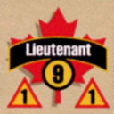 Panzer Grenadier Headquarters Library Unit: Canada Army Lieutenant for Panzer Grenadier game series