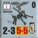 Panzer Grenadier Headquarters Library Unit: Germany Luftwaffe Para-42mm for Panzer Grenadier game series