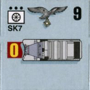 Panzer Grenadier Headquarters Library Unit: Germany Luftwaffe SK7 for Panzer Grenadier game series