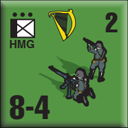 Panzer Grenadier Headquarters Library Unit: Ireland tArm HMG for Panzer Grenadier game series