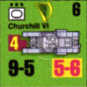 Panzer Grenadier Headquarters Library Unit: Ireland tArm Churchill VI for Panzer Grenadier game series