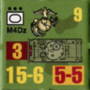 Panzer Grenadier Headquarters Library Unit: United States Marine Corps M4Dz for Panzer Grenadier game series