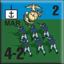 Panzer Grenadier Headquarters Library Unit: United States Marine Corps MAR for Panzer Grenadier game series
