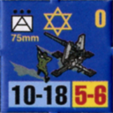Panzer Grenadier Headquarters Library Unit: State of Israel Army 75mm for Panzer Grenadier game series
